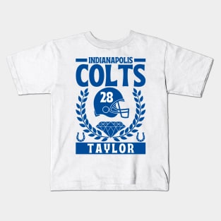 Indianapolis Colts Taylor 28 American Football Kids T-Shirt